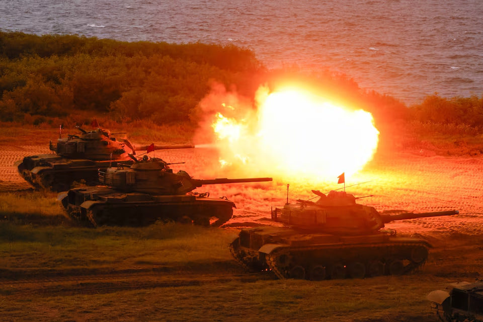 Taiwan war games simulate Chinese attack and internet disruption