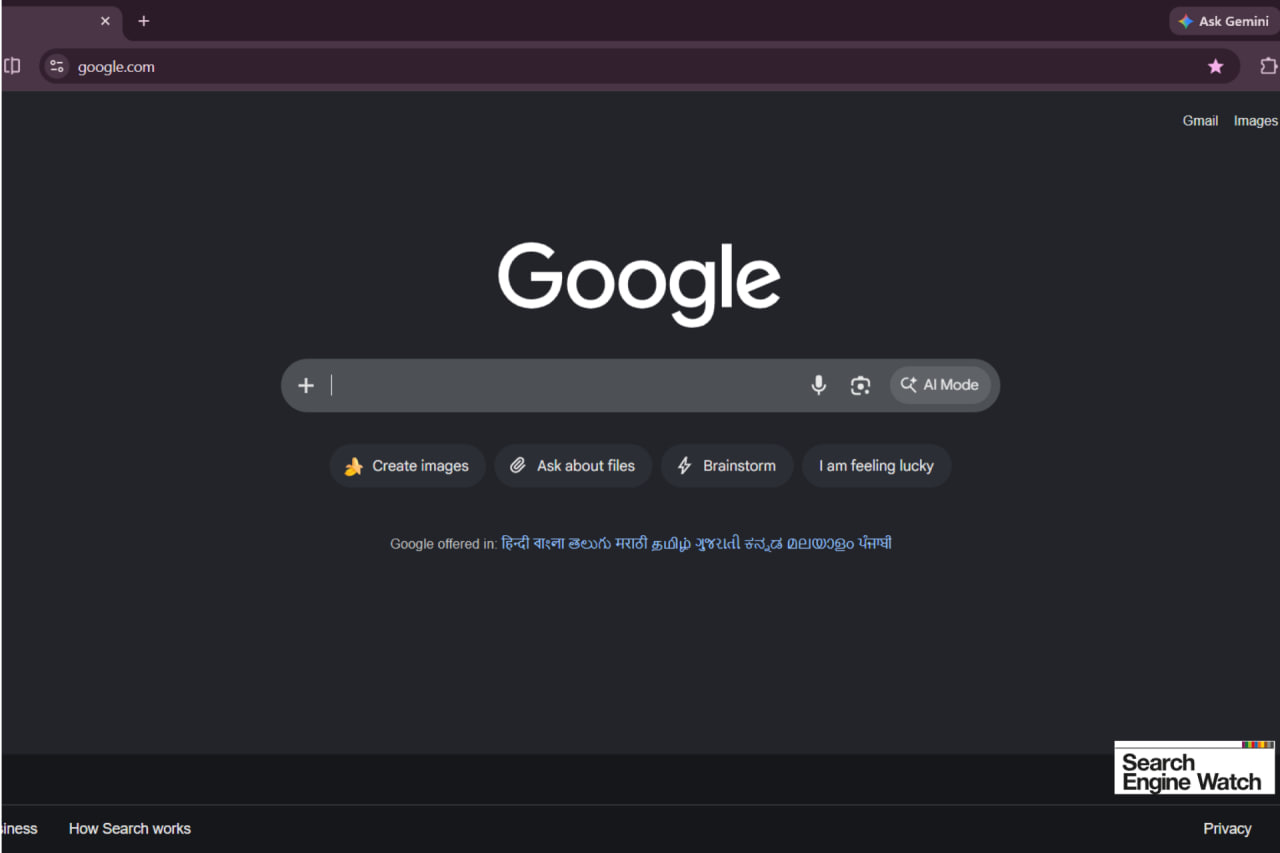 Google tests new AI-focused homepage design for signed-out users