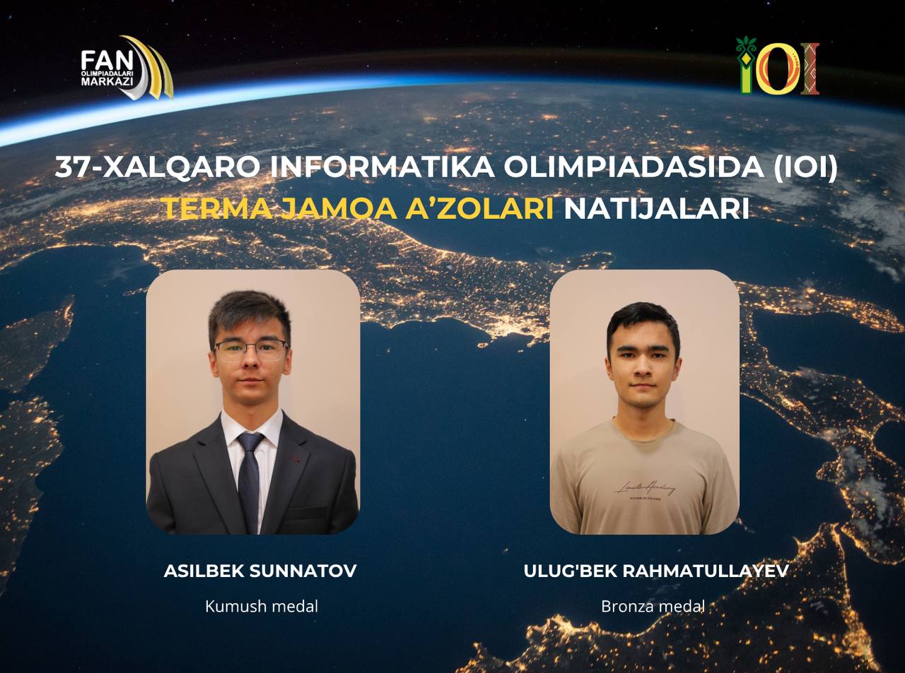 Uzbekistan wins four medals at historic IOI 2026 in Tashkent