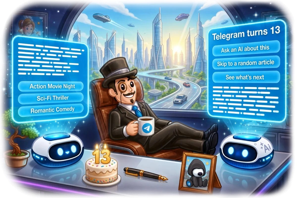 Telegram 13 yilligi munosabati bilan katta yangilanish e’lon qildi