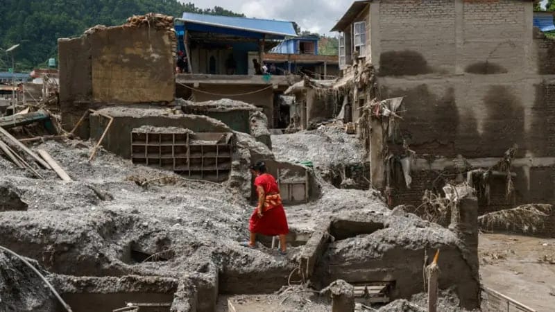 Nepal va Tibetdagi toshqinlarda 750 kishi halok bo‘ldi