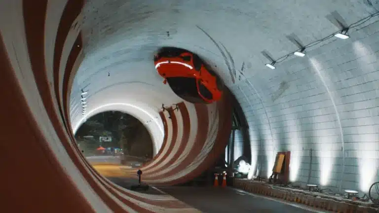 Voyah Passion S recreates Schumacher’s iconic upside down tunnel stunt