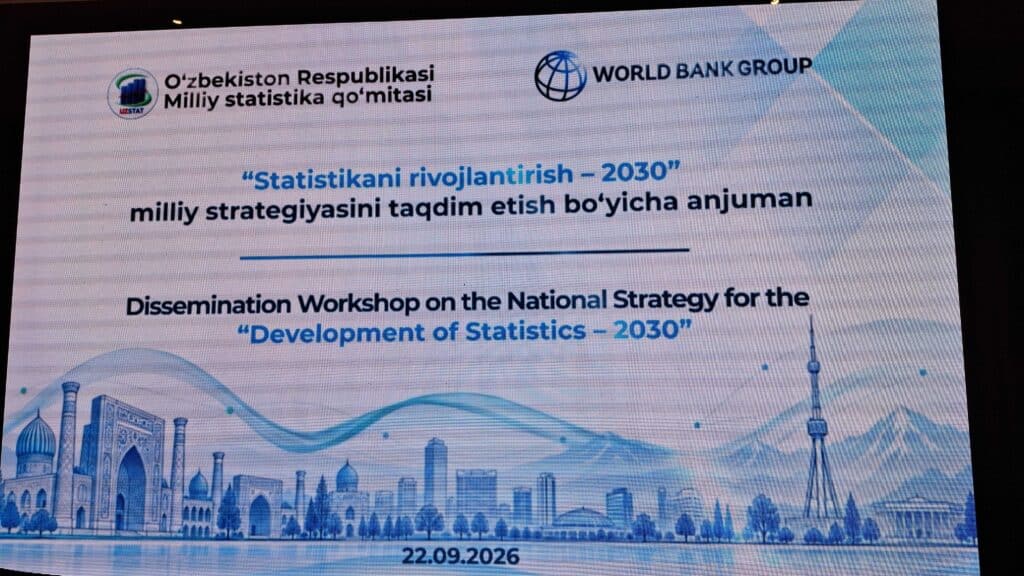 O‘zbekistonda «Statistikani rivojlantirish – 2030» strategiyasi taqdim etildi