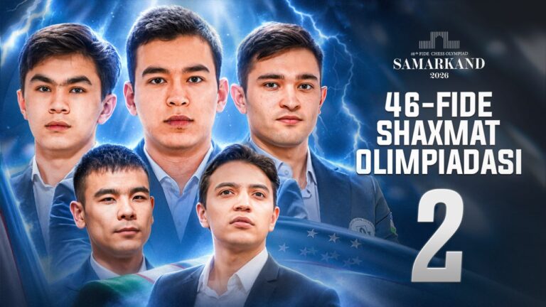 Shaxmat Olimpiadasi: O‘zbekiston vakillari 2-turni qanday o‘tkazdi