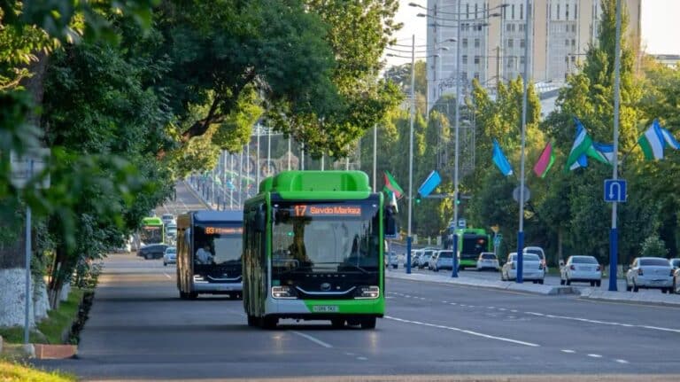 Автобусы Ташкента перевезли рекордные 1,52 млн пассажиров