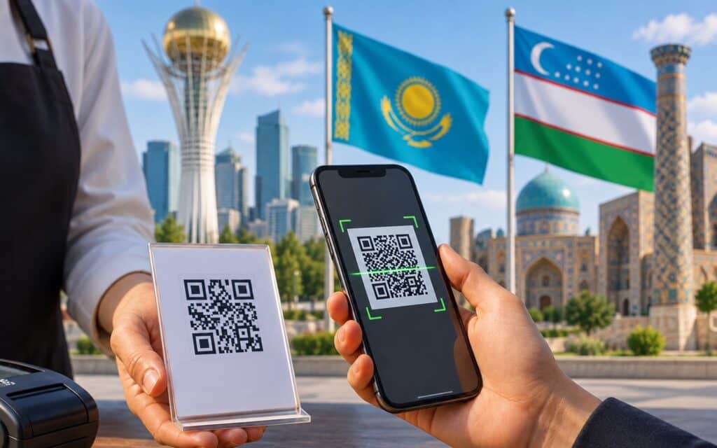 Узбекистанцы смогут оплачивать покупки в Казахстане по QR-коду