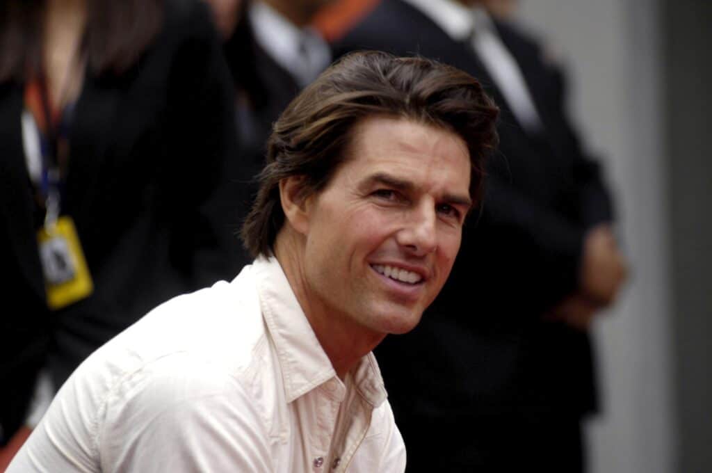 Tom Cruise at the press conference for Jerry Bruckheimer Adds Handprints and Footprints to Graumans Chinese Theatre, Graumans Chinese Theatre, Los Angeles, CA May 17, 2010. Photo By: Michael Germana/Everett Collection