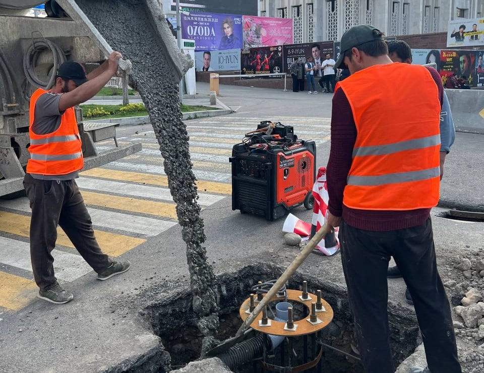 Toshkentdagi 15 ta ko‘chada kommunal ta’mirlash ishlari olib borilmoqda
