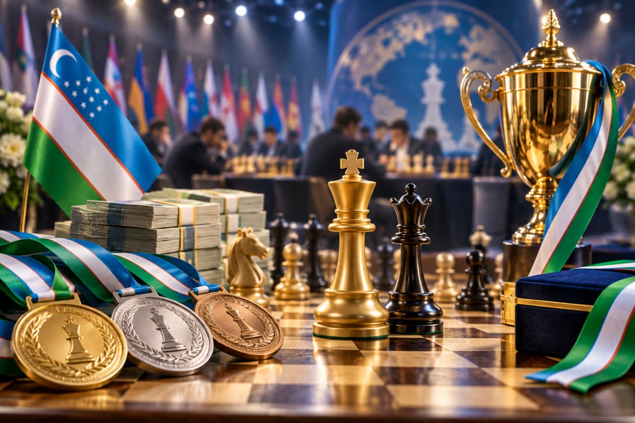 Shaxmat olimpiadasi g‘oliblariga 200 ming dollar mukofot beriladi