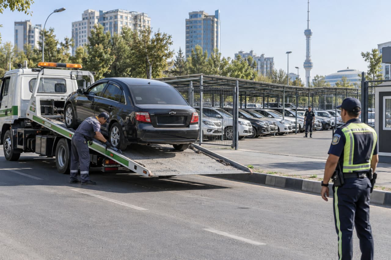 Jarima maydonchasiga olib ketilgan avtomobillarni qaytarish tartibi belgilandi