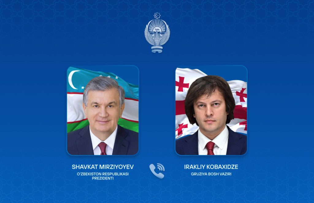 Shavkat Mirziyoyev va Irakliy Kobaxidze transport hamkorligini muhokama qildi