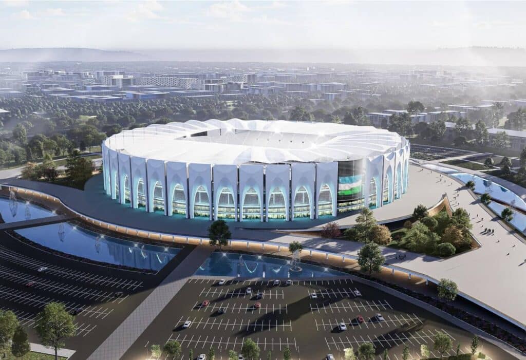 O‘zbekistondagi eng yirik stadion necha pulga qurilayotgani ochiqlandi