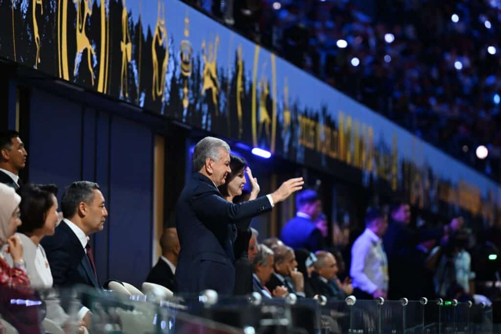 Mirziyoyev Butunjahon ko‘chmanchilar o‘yinlarining ochilishida ishtirok etdi