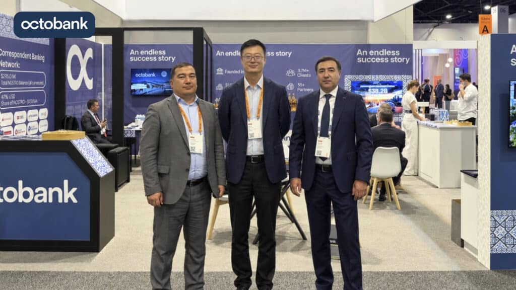 Octobank провел более 100 встреч с международными партнерами на SIBOS 2026
