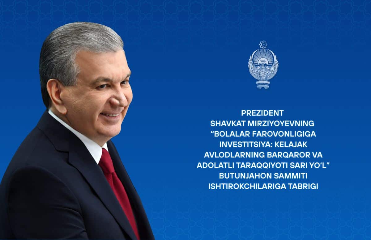 Mirziyoyev bolalar farovonligi bo‘yicha yangi takliflarni ilgari surdi