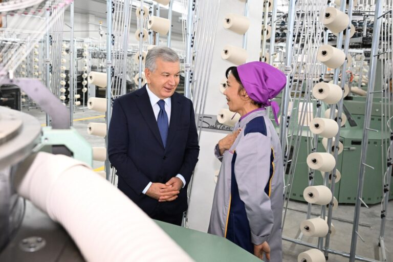 Qarshida 54 mln dollarlik to‘qimachilik fabrikasi ishga tushirildi