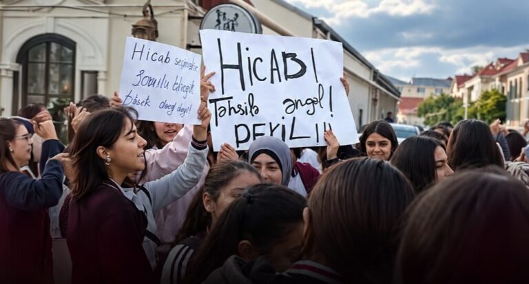 Azerbaijan’s school hijab protests lead to 37 arrests as tensions rise