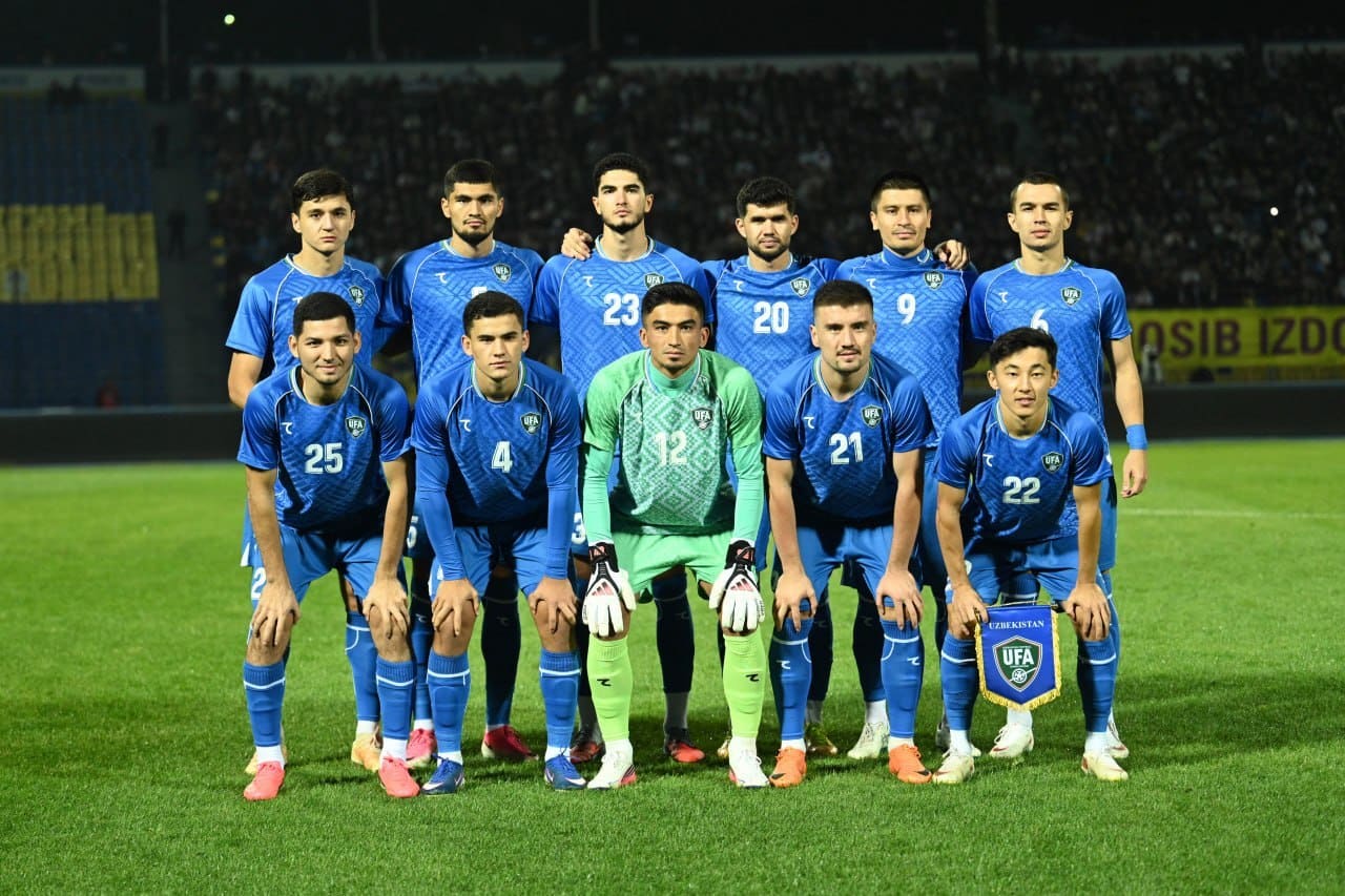 O‘zbekiston FIFA reytingida 58-o‘ringa ko‘tarildi