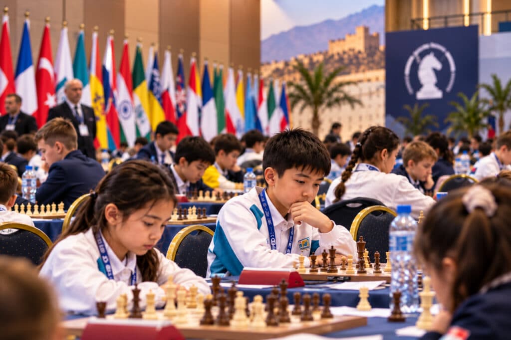 FIDE ilk bor yangi formatda U7 – U17 jahon chempionatini o‘tkazmoqda