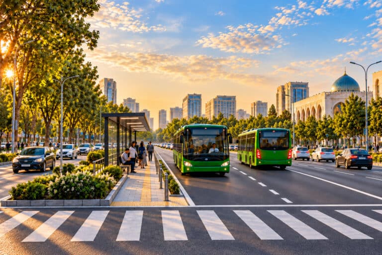 В Ташкенте выделят BRT-полосы для автобусов на четырех улицах