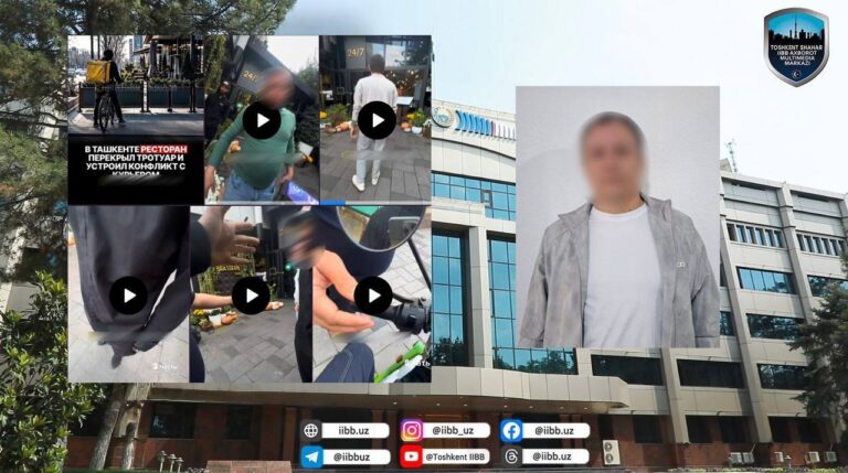 Restoran xodimi va kuryer o‘rtasidagi janjaldan so‘ng Brasserie Park terassasi demontaj qilindi
