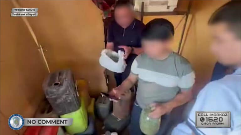 Qibray tumanida 7 kg marixuana va pnevmatik qurol aniqlandi