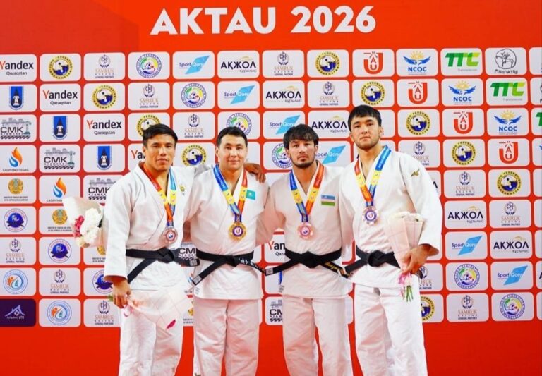 Дзюдоисты Узбекистана завоевали пять золотых медалей на Aktau Asian Open 2026