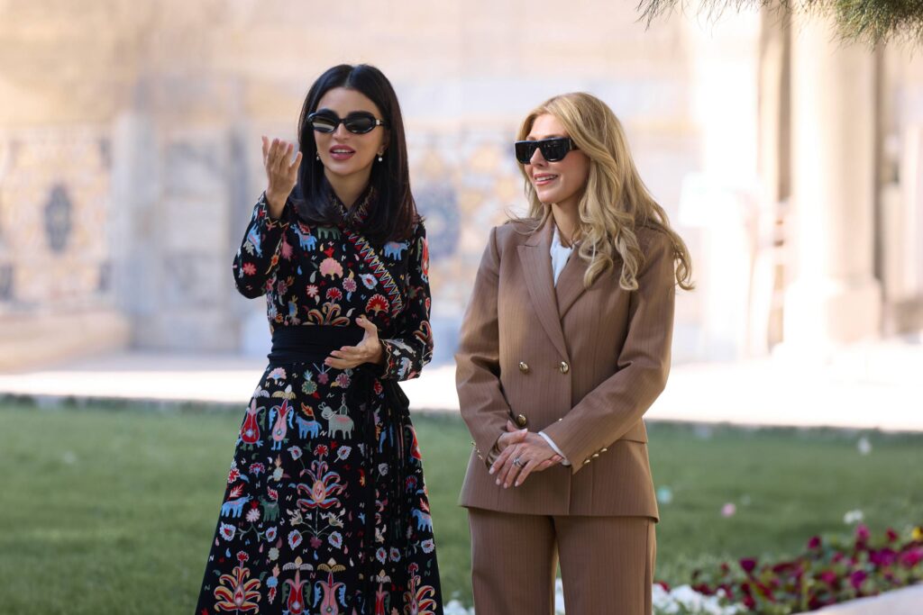 Saida Mirziyoyeva Janett Rubio bilan Samarqandni ziyorat qildi