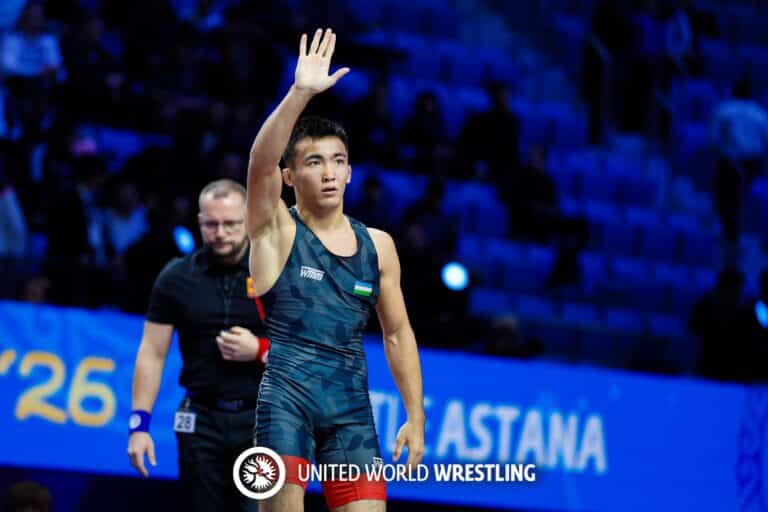 Борцы Узбекистана взяли три медали на чемпионате мира по борьбе в Астане